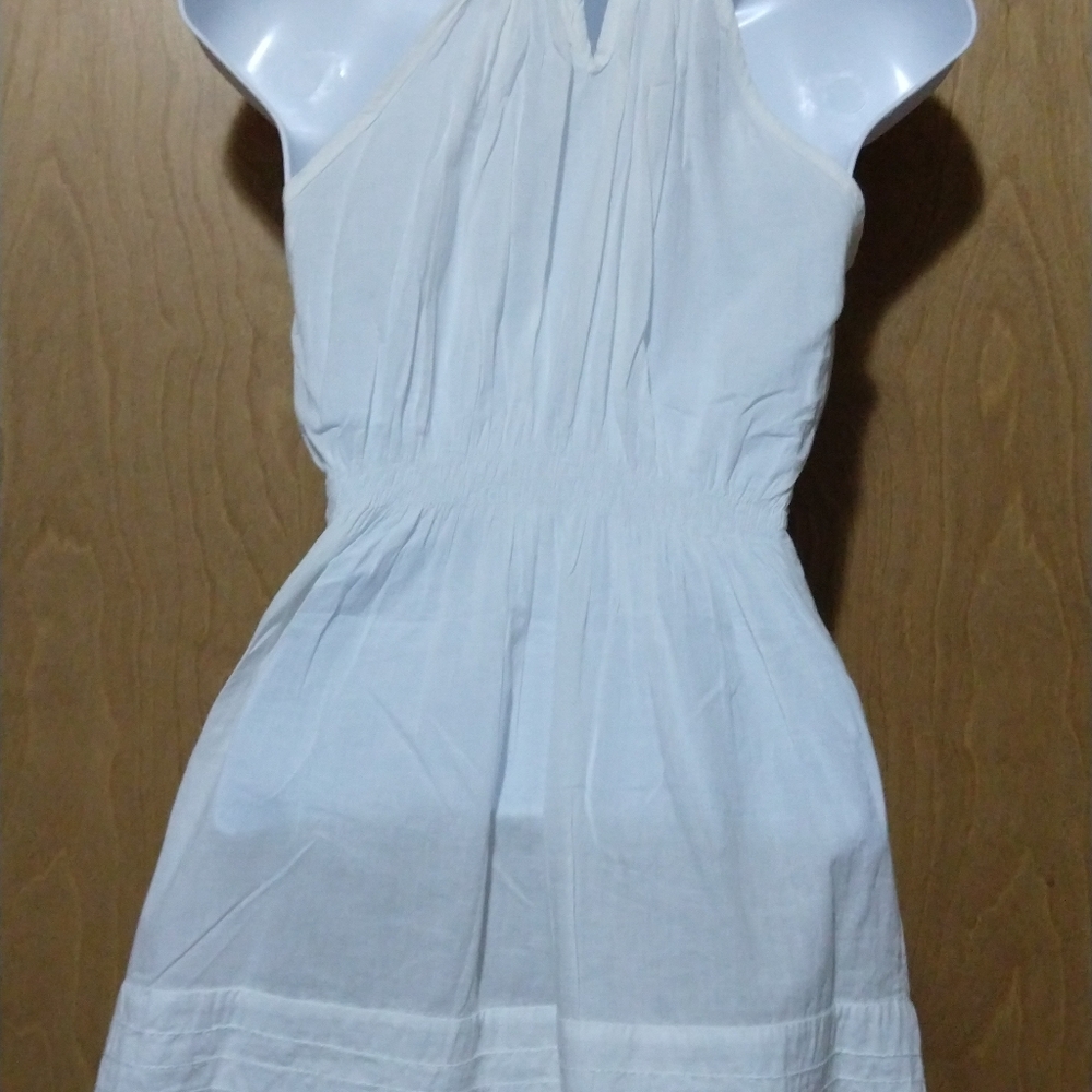 White Ruffle Front Top - Picture 2 of 4